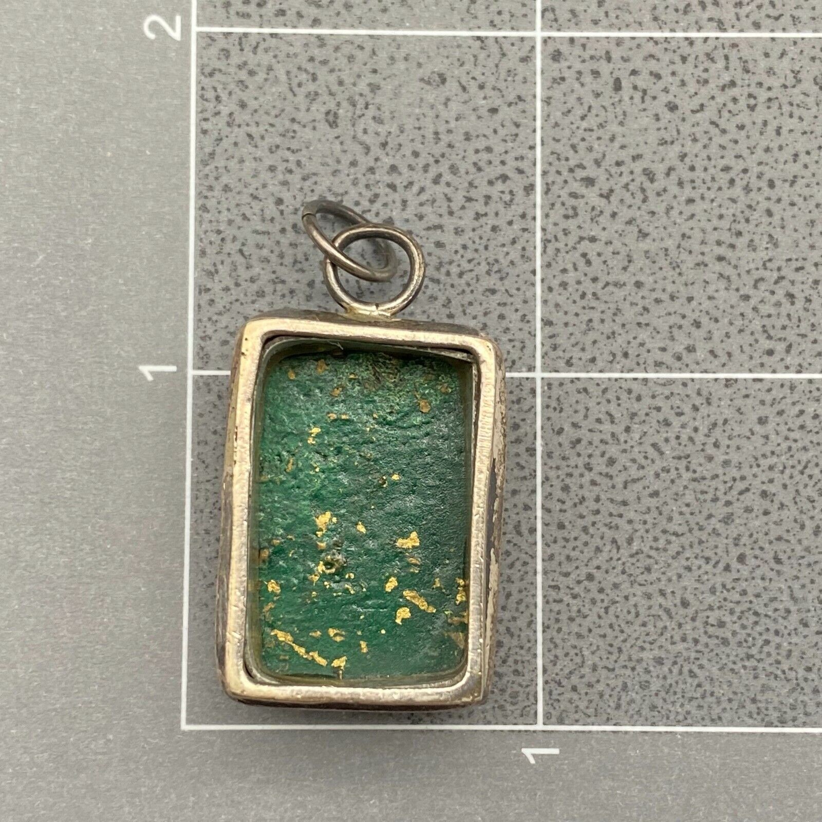 Vintage Cat Mixed Metal Silver Brass Copper Pendant