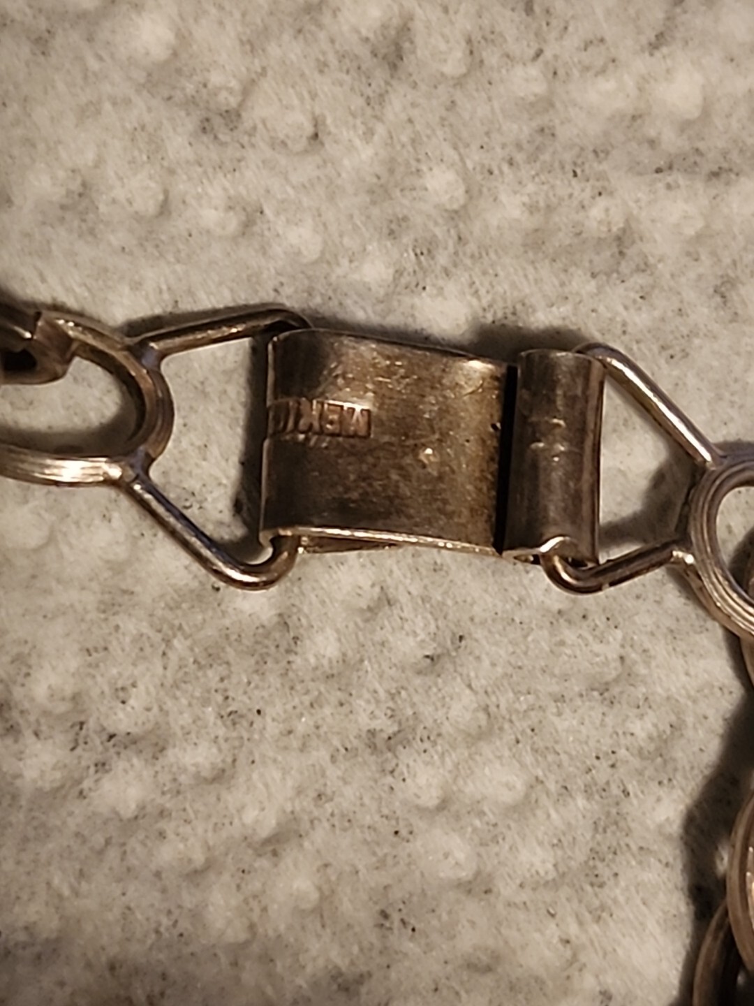 Sterling Silver Vintage Charm Braclet, Original Mexico Piece