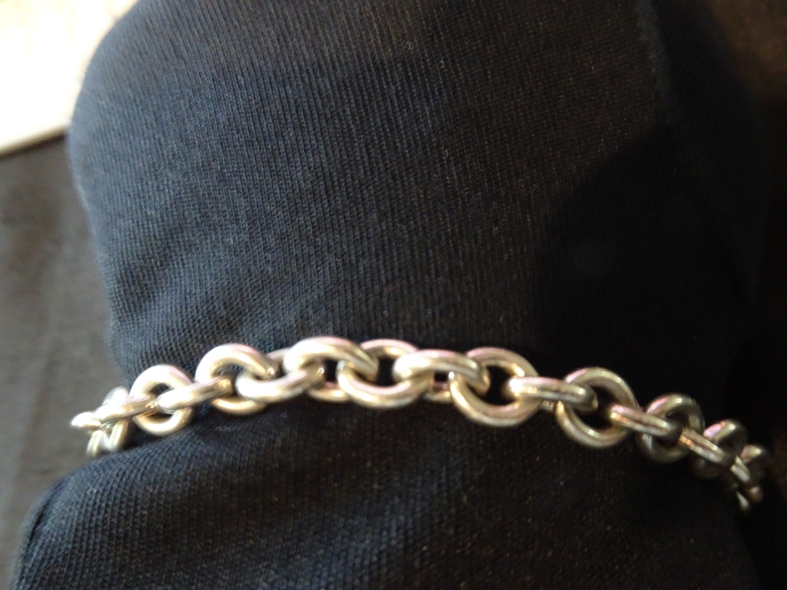 #714 VINTAGE STERLING SILVER MEXICO BRACELET-925–NICE