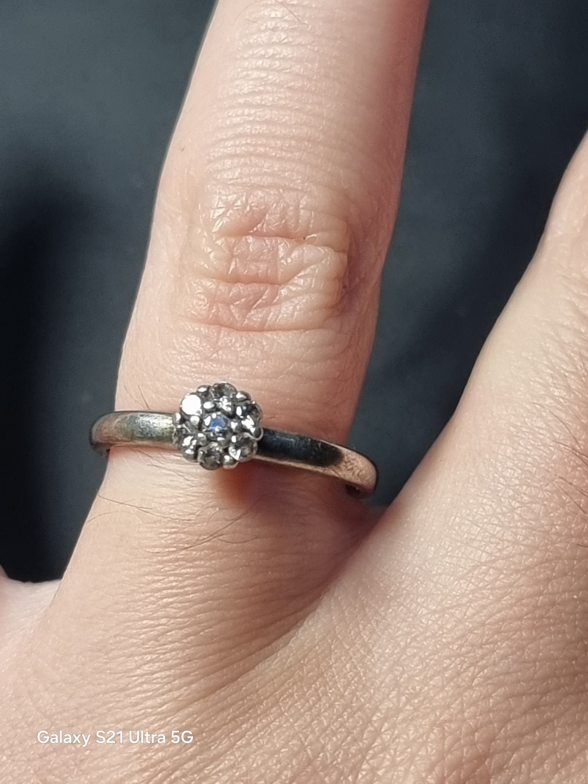 925 Sterling Silver Flower Cluster Ring – Classic Vintage Style