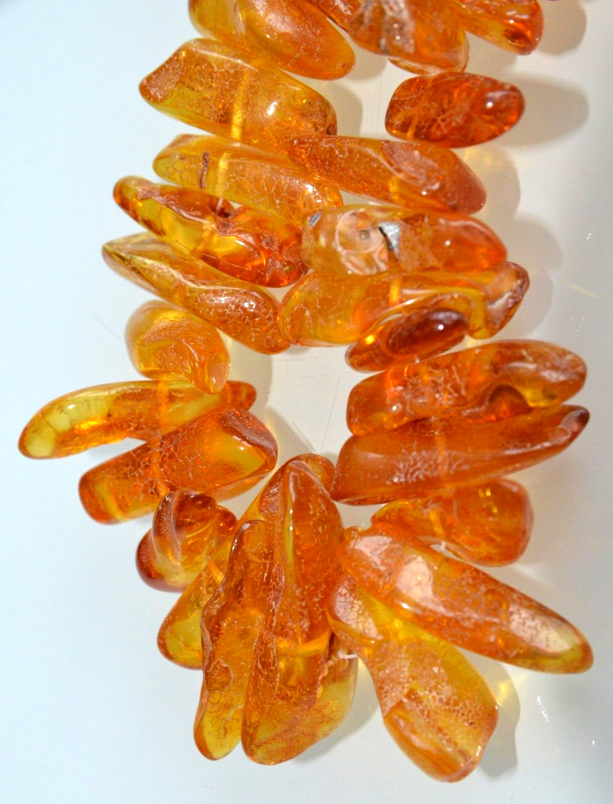 69gr RUSSIAN SOVIET BALTIC AMBER BEAD NECKLACE 琥珀 BRACELET STONE PENDANT EARRING