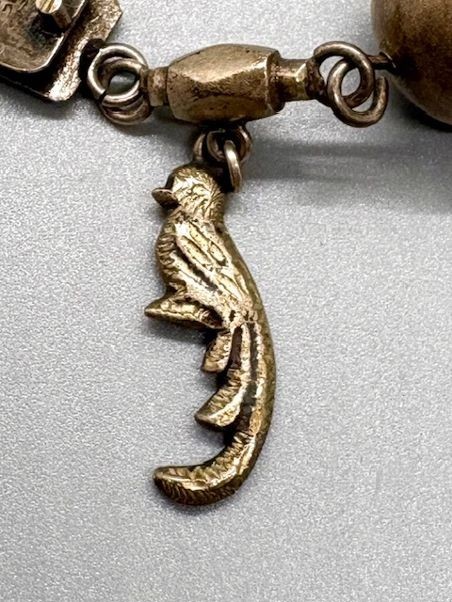 Vintage Guatemalan Charm Bracelet, marked 900 Silver