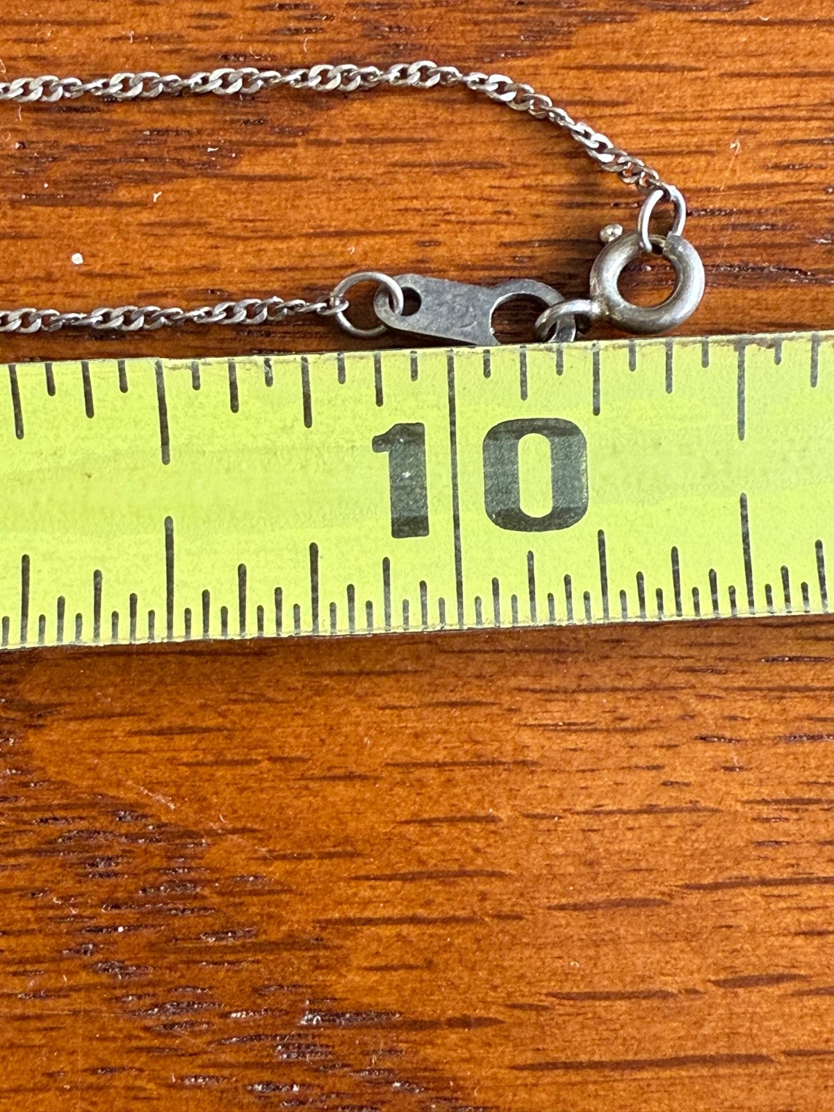 Vintage 1960s Iolite sterling pendant necklace on 20” fine sterling chain