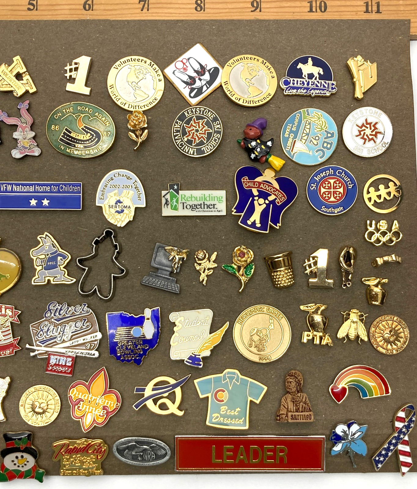 Vintage Different Design and Style Pins Lot of 80
