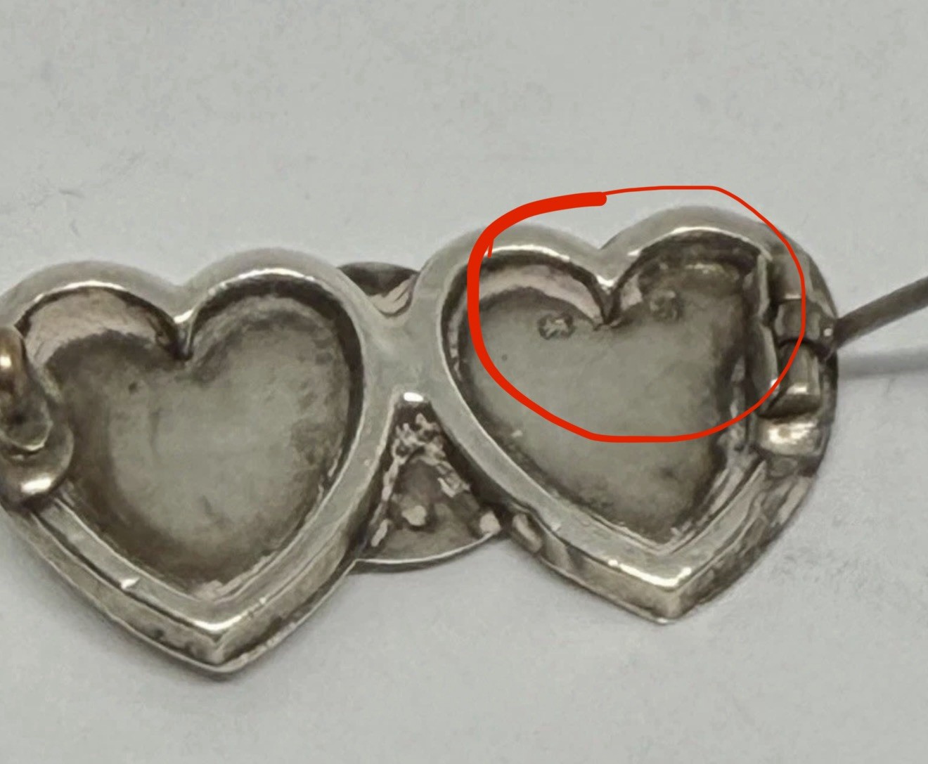 Antique Victorian Queen’s Jubilee Double Hearts & Victorian Bust Sterling Brooch