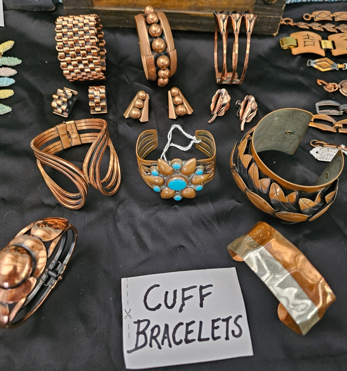 Estate Collection Vintage Copper Jewelry RENOIR Rebajes & More- 73 pcs
