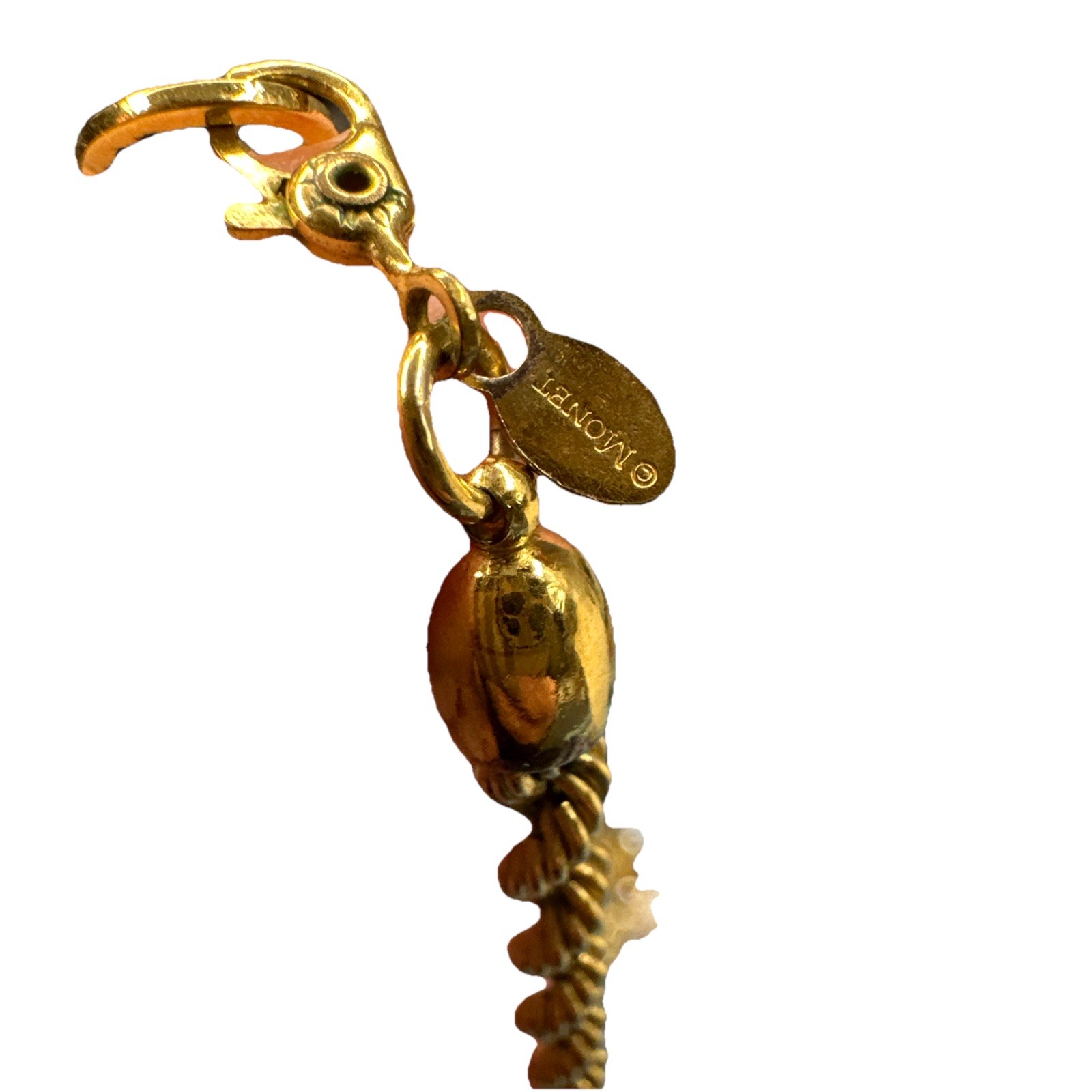 Graduated Rope Necklace Monet Gold Vintage 18in Hearty Work Play Casual Business