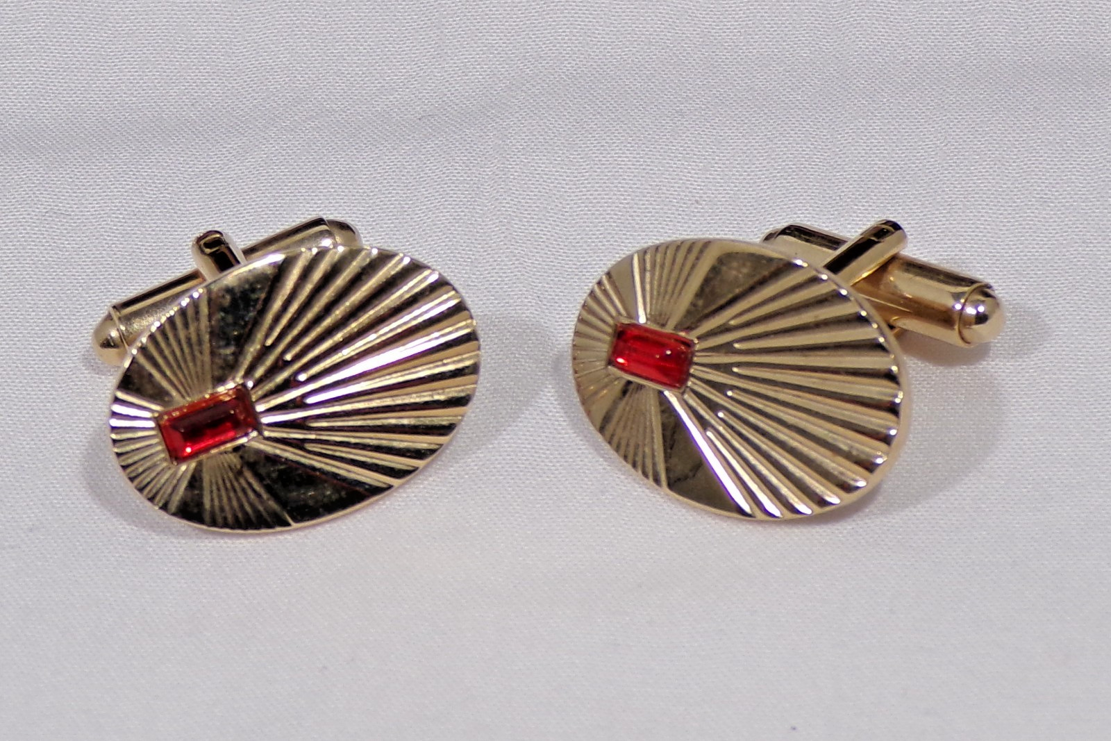 5 Vintage Jewelry CUFF LINKS Sets 1 Tie Clip Gold & Silver Tone NICE !