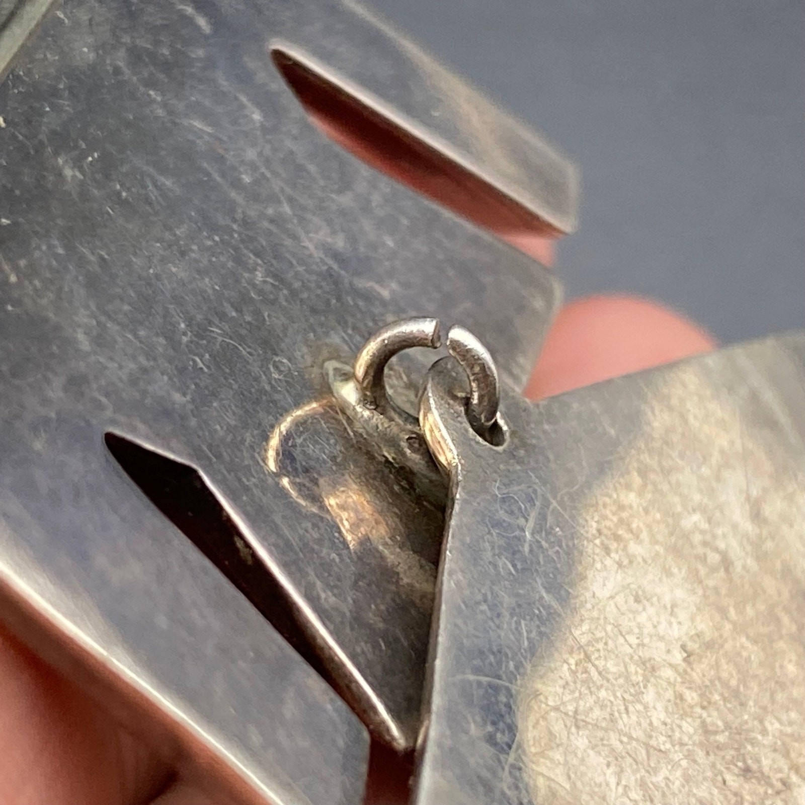 Vintage Mexico Lady Suit Movable Dress Sterling Silver Pin Brooch