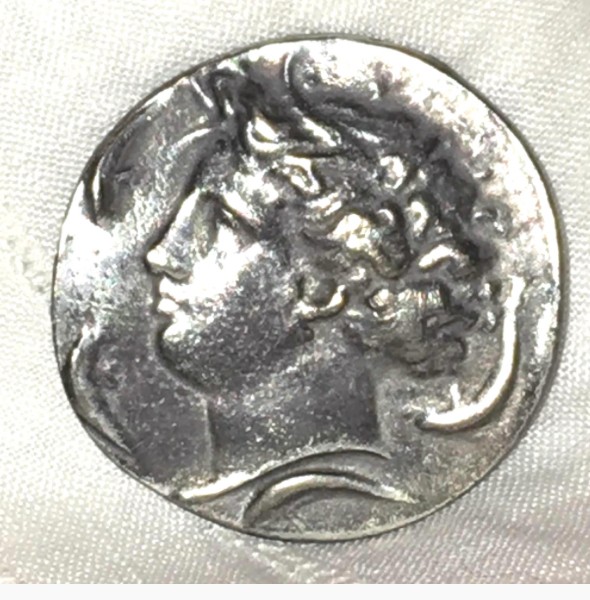 Silver Roman Coin Brooch Vintage MMA Vtg Alva Studio Pin Museum Replica Lovre