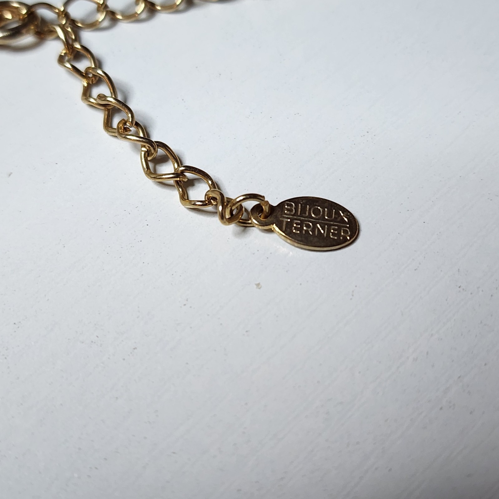 Vintage Bijoux Terner Gold Tone Necklace Multi Strand Dangle Tassel Beads Signed