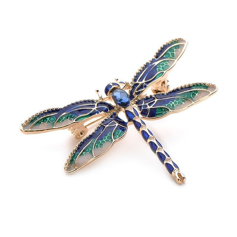 Enamel Dragonfly Insects Brooches For Women Banquet Weddings Brooches Pins