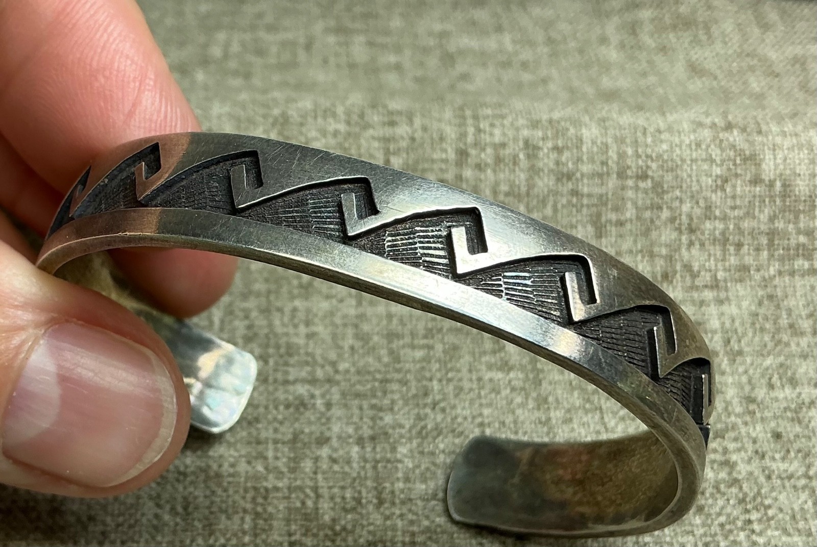 Sterling Silver Convertible pin/ pendent & Sterling Cuff bracelet, 49 Grams