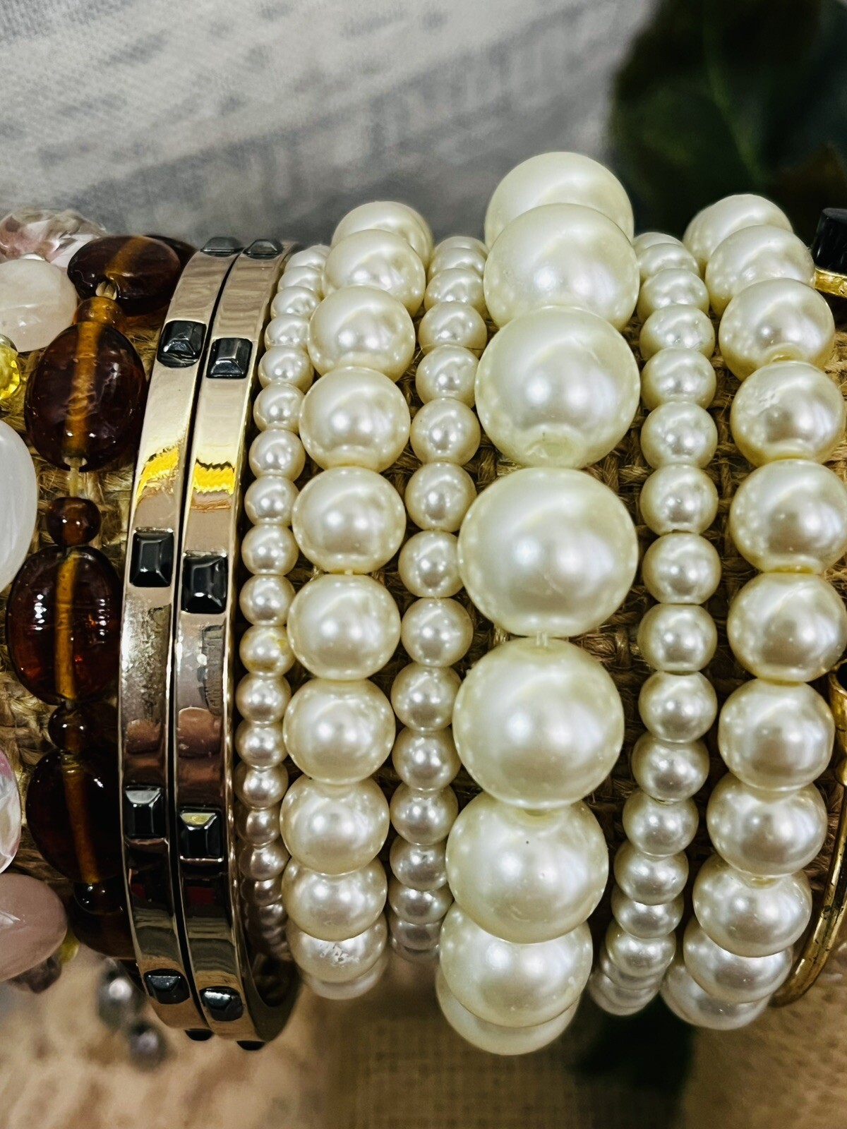 Boho Fashion Lot 30 Mixed Bracelets Jewelry Resell Use Stella & Dot Cookie Lee