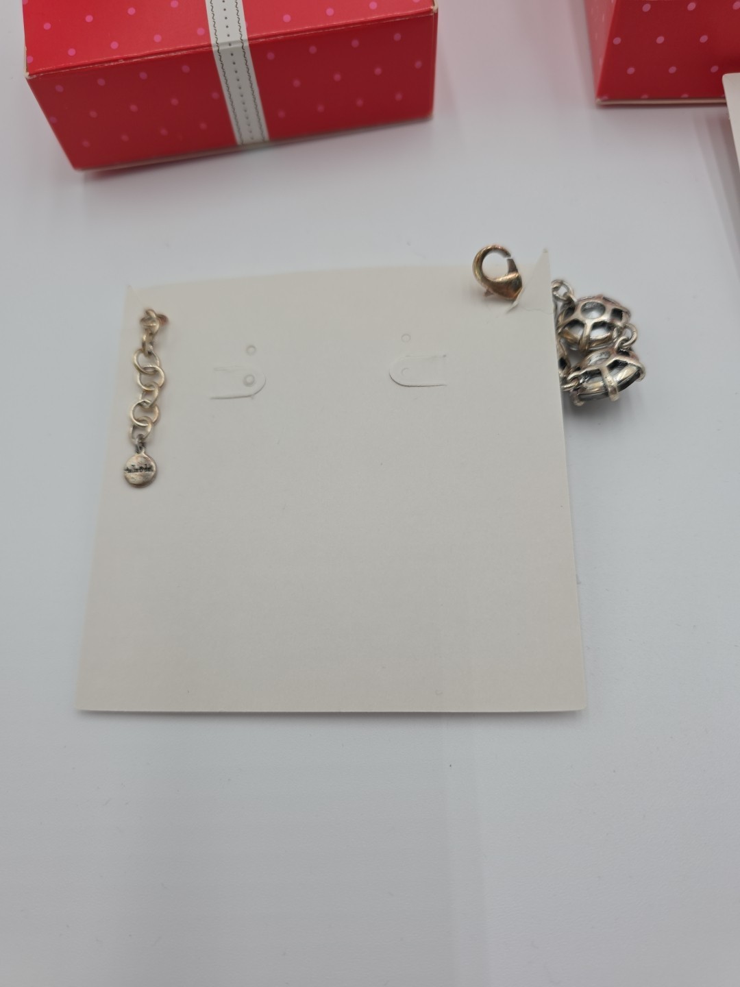 Vintage Stella & Dot Silver Tone Black Crystal Rhinestone Bracelet & Earring Set