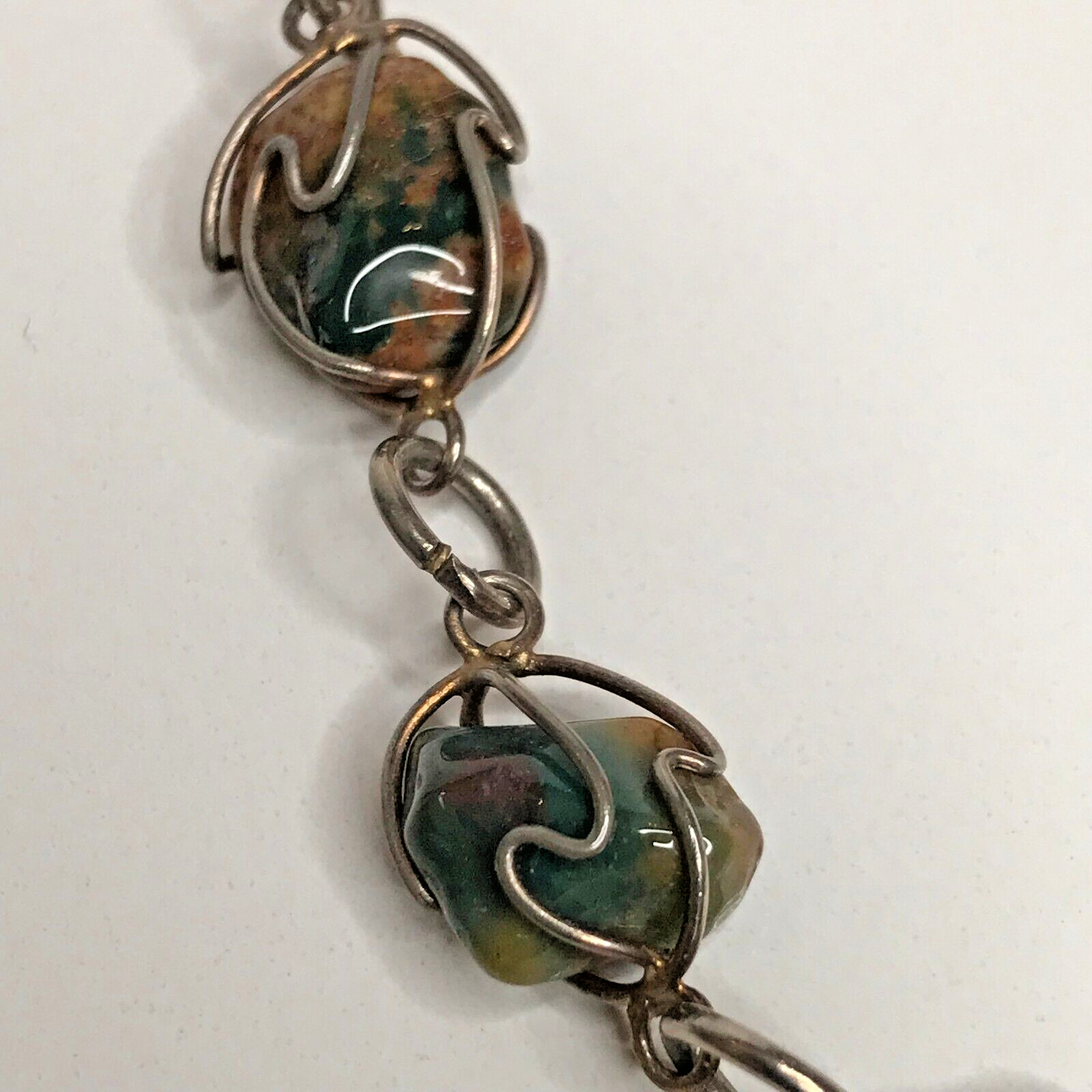 Vintage Bloodstone Necklace & Matching Earrings