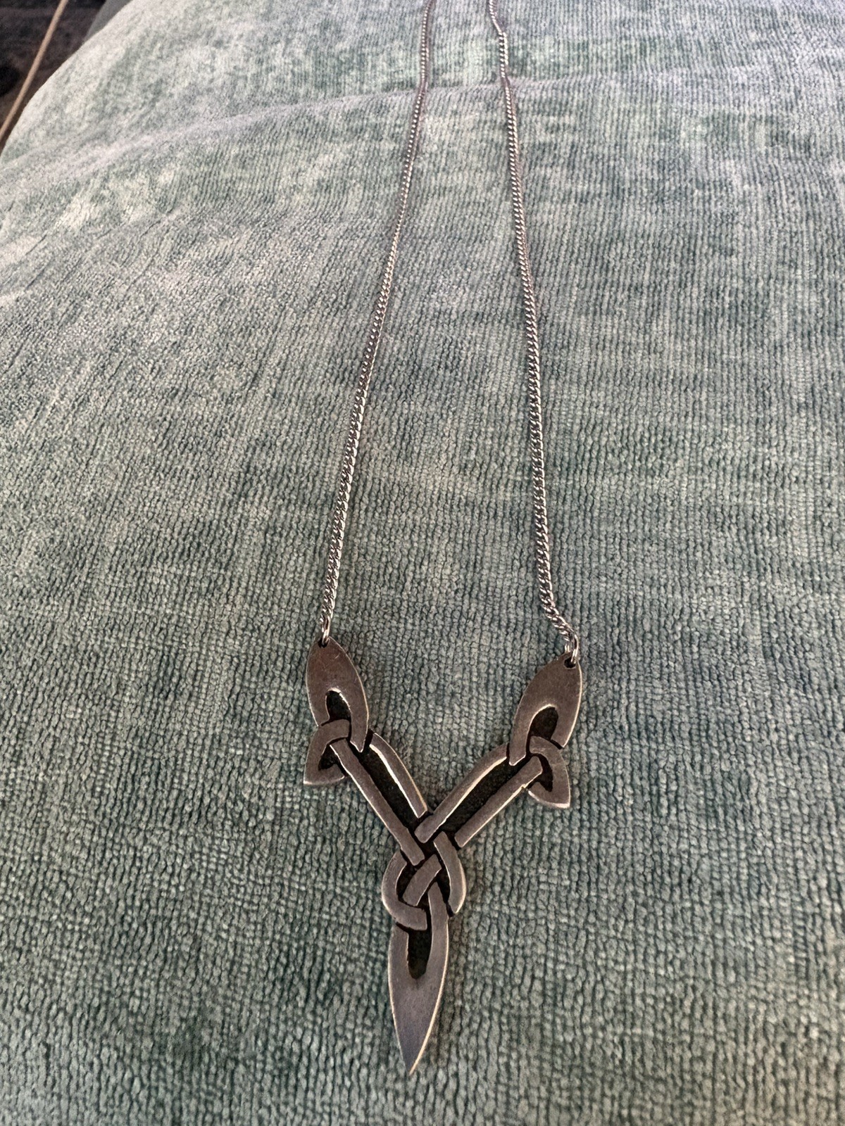Sterling Silver 925 Celtic Knot Chain Necklace