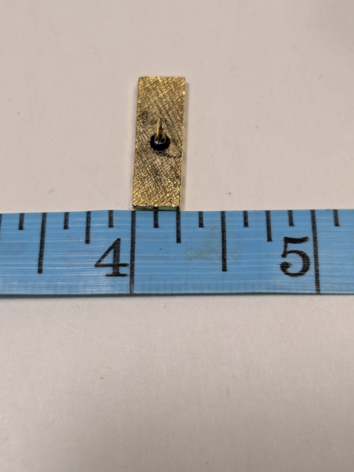 Nixon Spell Out Vintage Gold Tone Name Lapel Pin Tie President Collectible 1970s