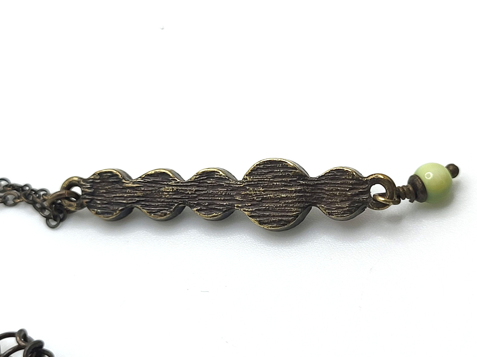 Vintage Lia Sophia “Wisp” Multi Stone Drop Pendant Necklace 16″