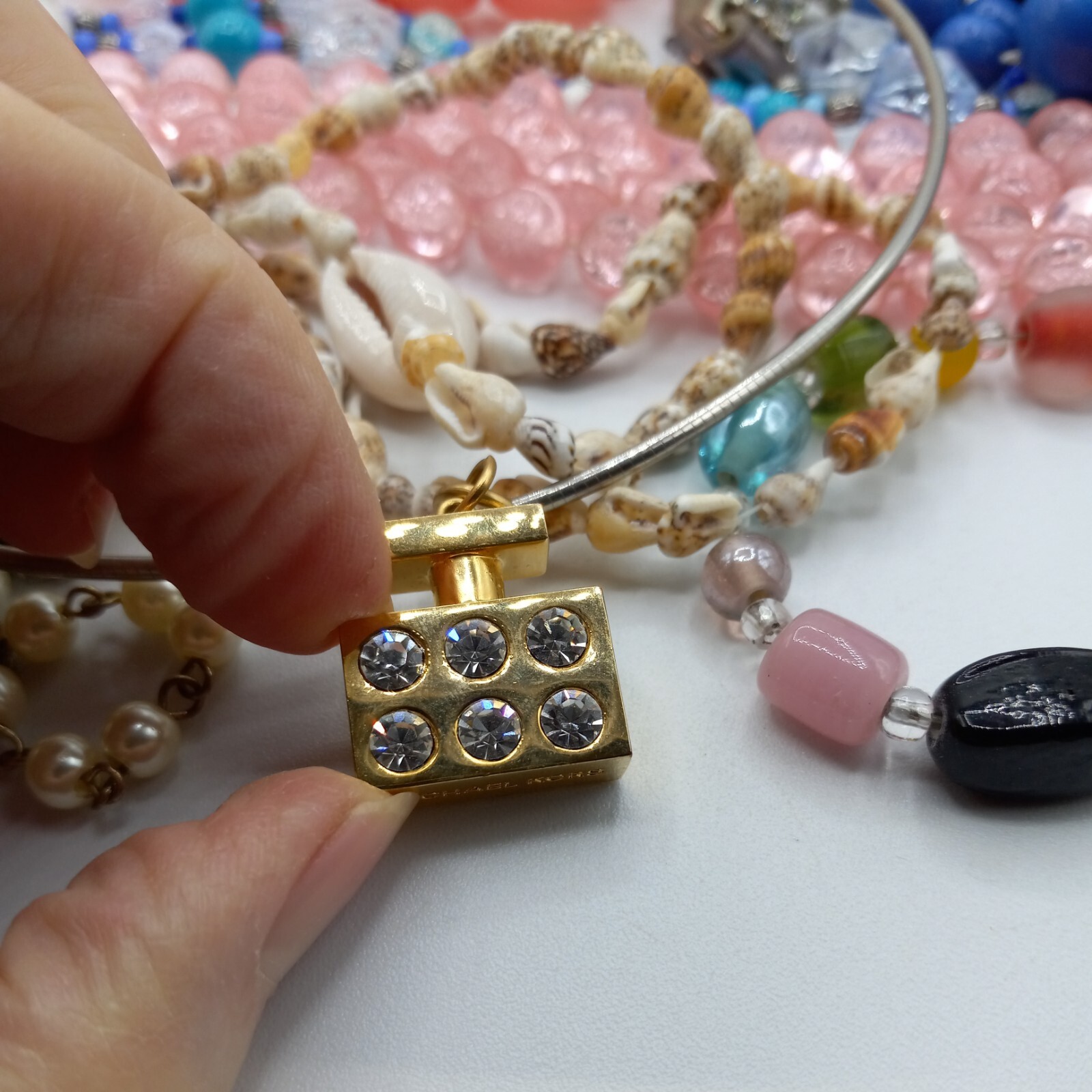 Jewelry Lot of 25 Necklaces Bracelets Michael Kors Stella & Dot Beads.