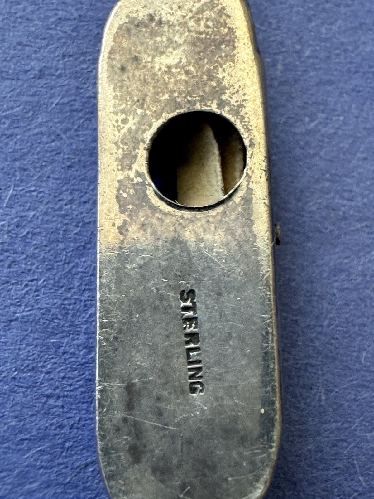 Antique 1900s RARE Judaica Sterling Silver Mezuzah Pendant Hebrew Scroll Amulet