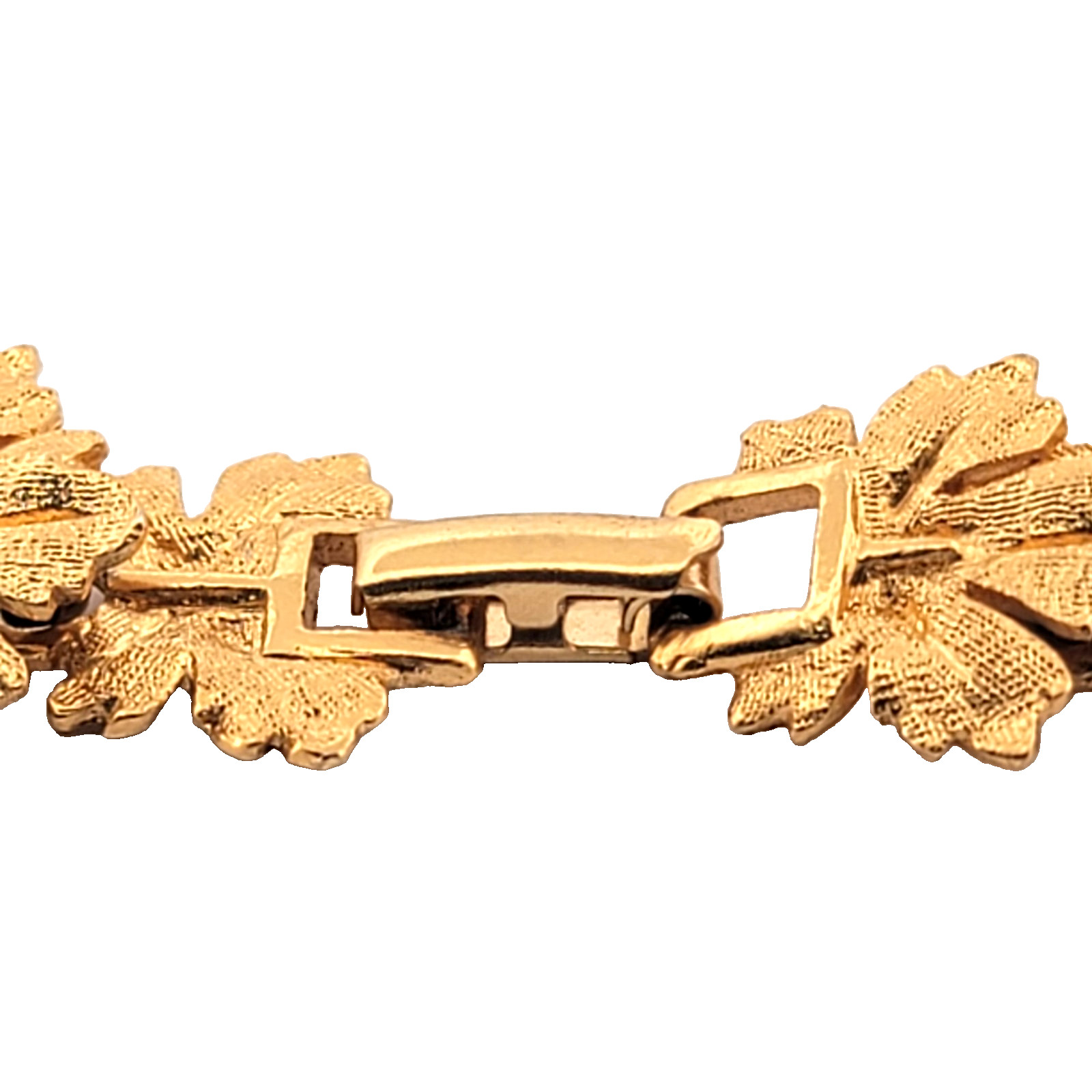 Vintage 1950s NAPIER Gold Grape Leaves Necklace – Collectible American Jewelry