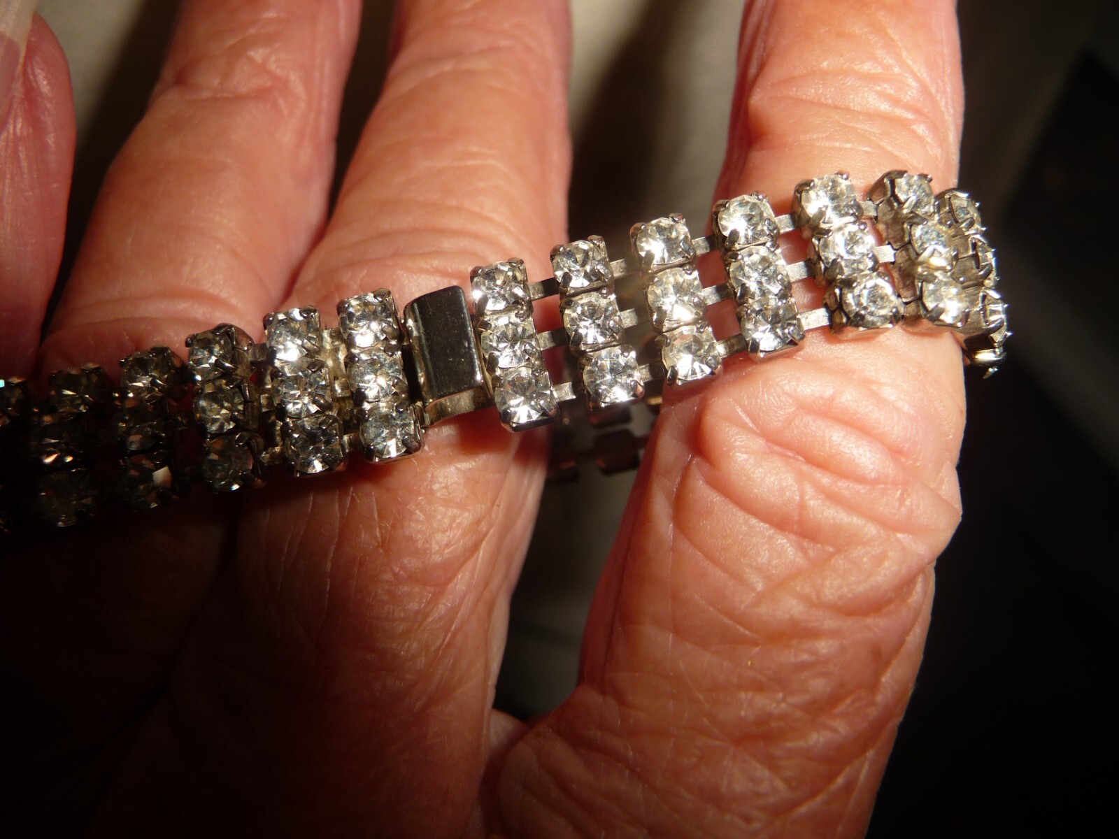 3 ROW RHINESTONES 7″ L x 1/2″ W #5/2A