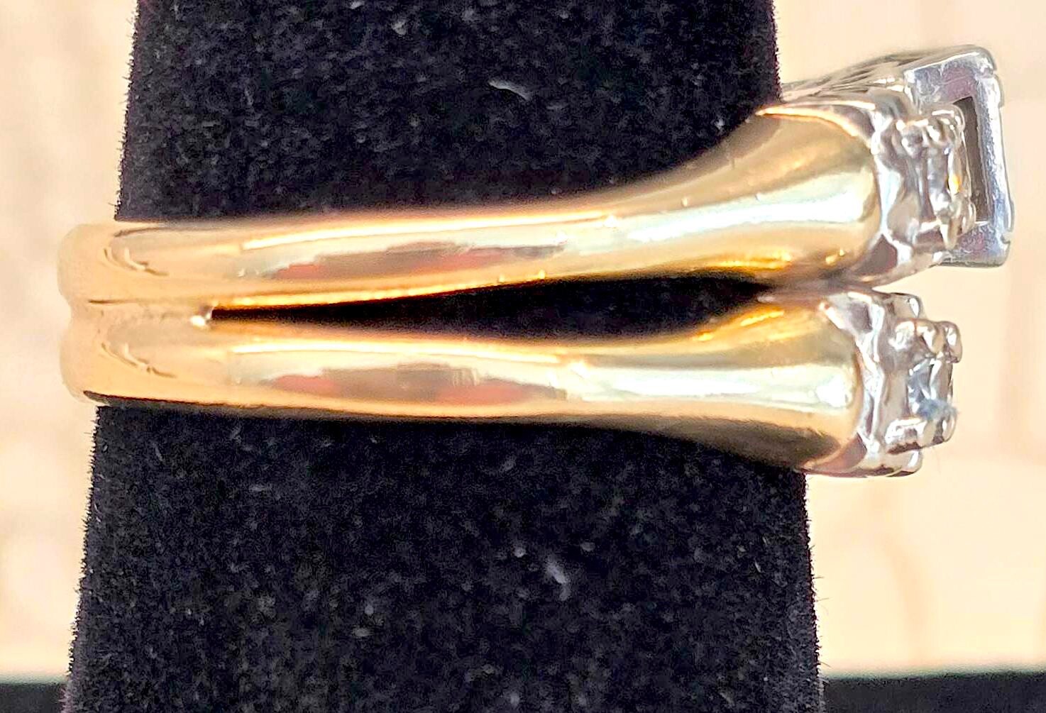 Rare Vintage “Unused” Diamond Ring Set (Approximations) about 1 ct. Size 7.5