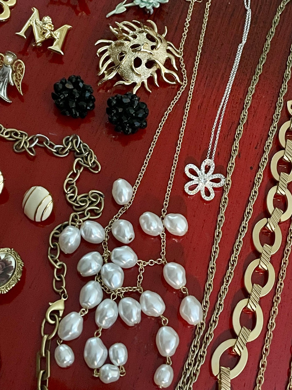 50 pc Vintage Mod Jewelry Lot Monet Sarah Cov Chicos Giovanni W Germany Signed