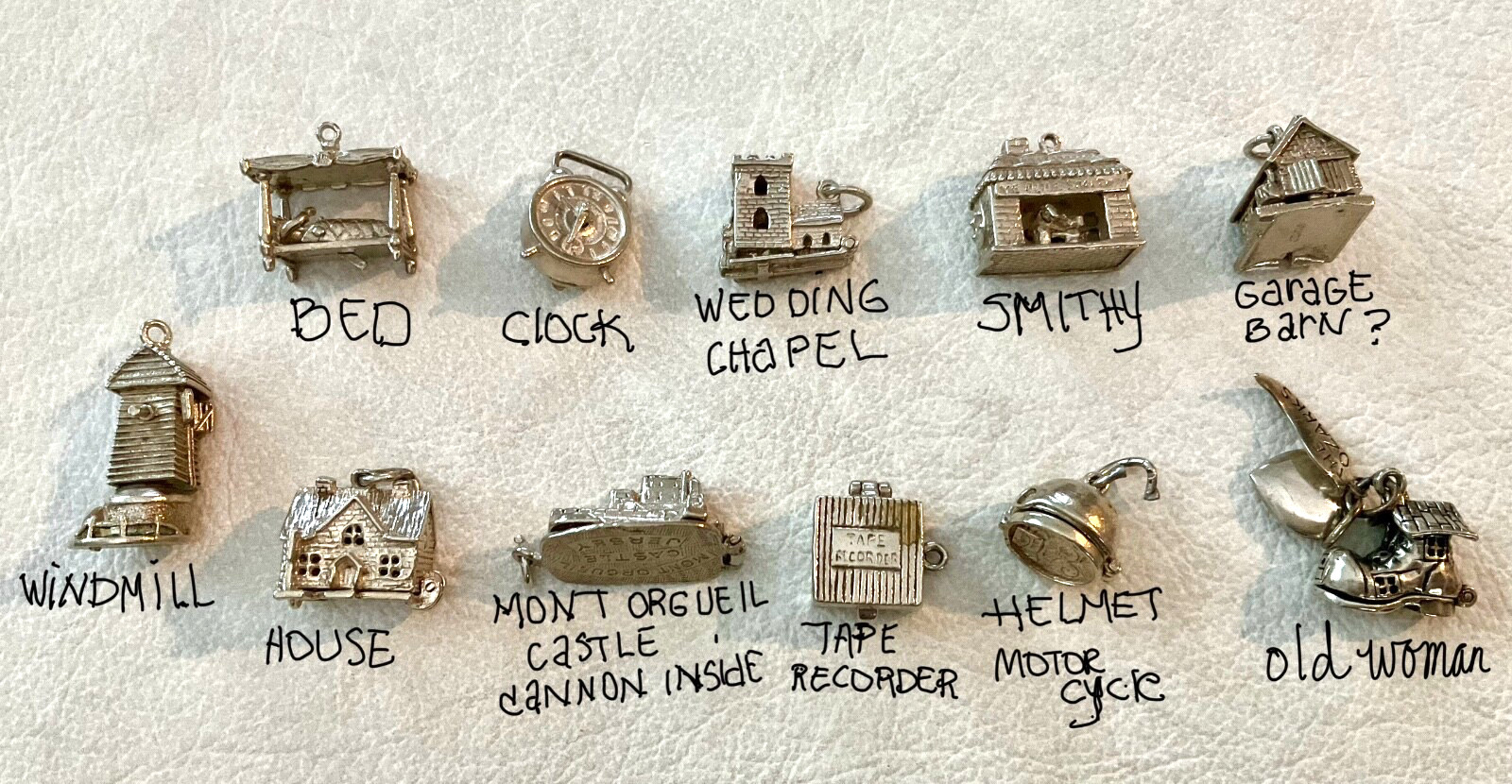 Vintage Sterling Silver MECHANICAL Charm England Choose