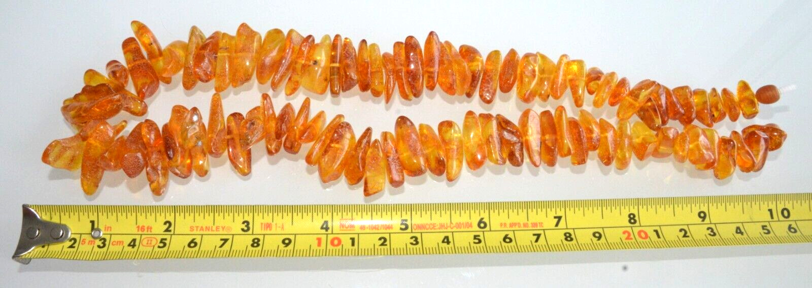 69gr RUSSIAN SOVIET BALTIC AMBER BEAD NECKLACE 琥珀 BRACELET STONE PENDANT EARRING