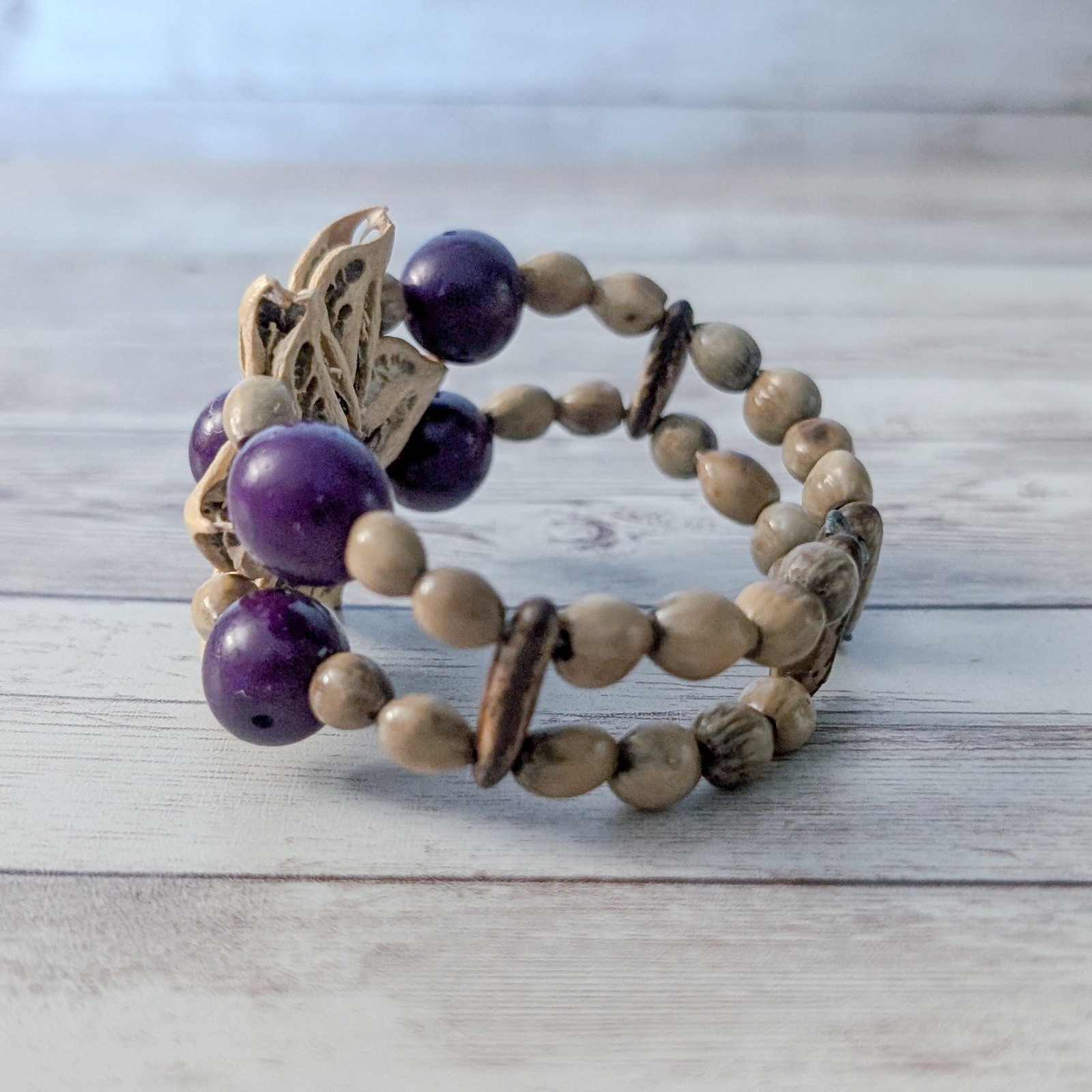 Vintage Bracelet Statement Flower Bangle