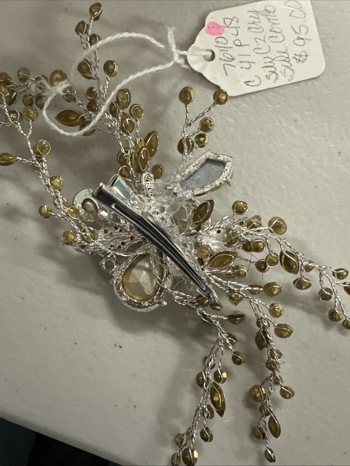 Auction Lot #2 : Rhinestone Headbands and Brooch +