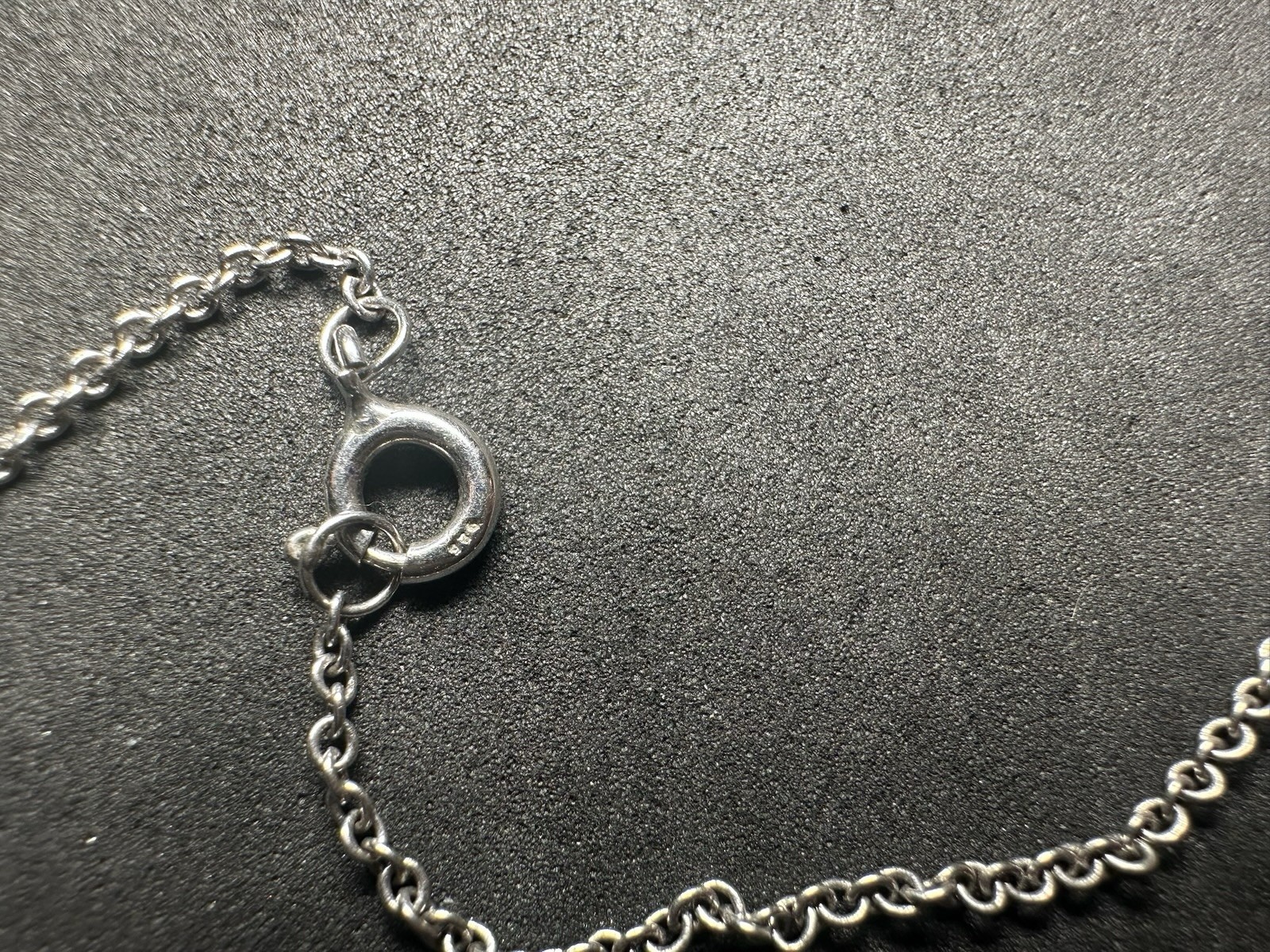 1.91g Vintage 925 Sterling Silver Curb Link Chain Necklace Classic 17.5 in