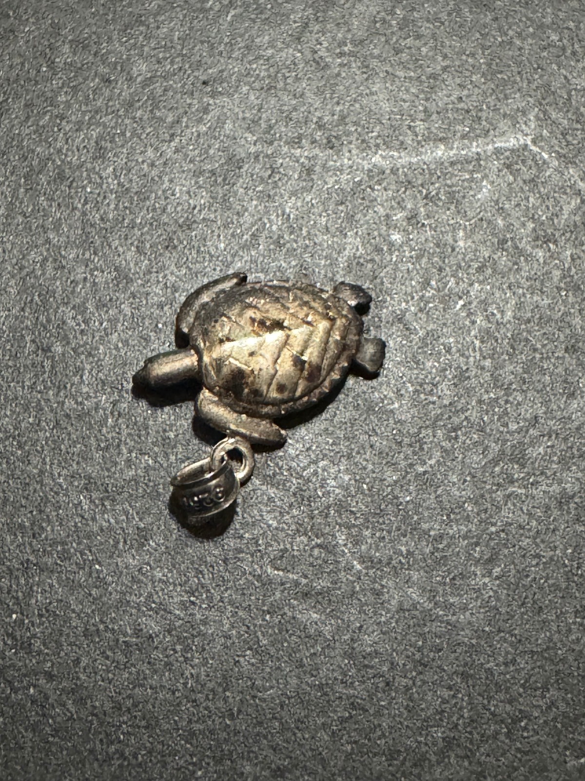 Vintage 925 Sterling Silver Detailed Articulated Sea Turtle Pendant Charm 1.7 G