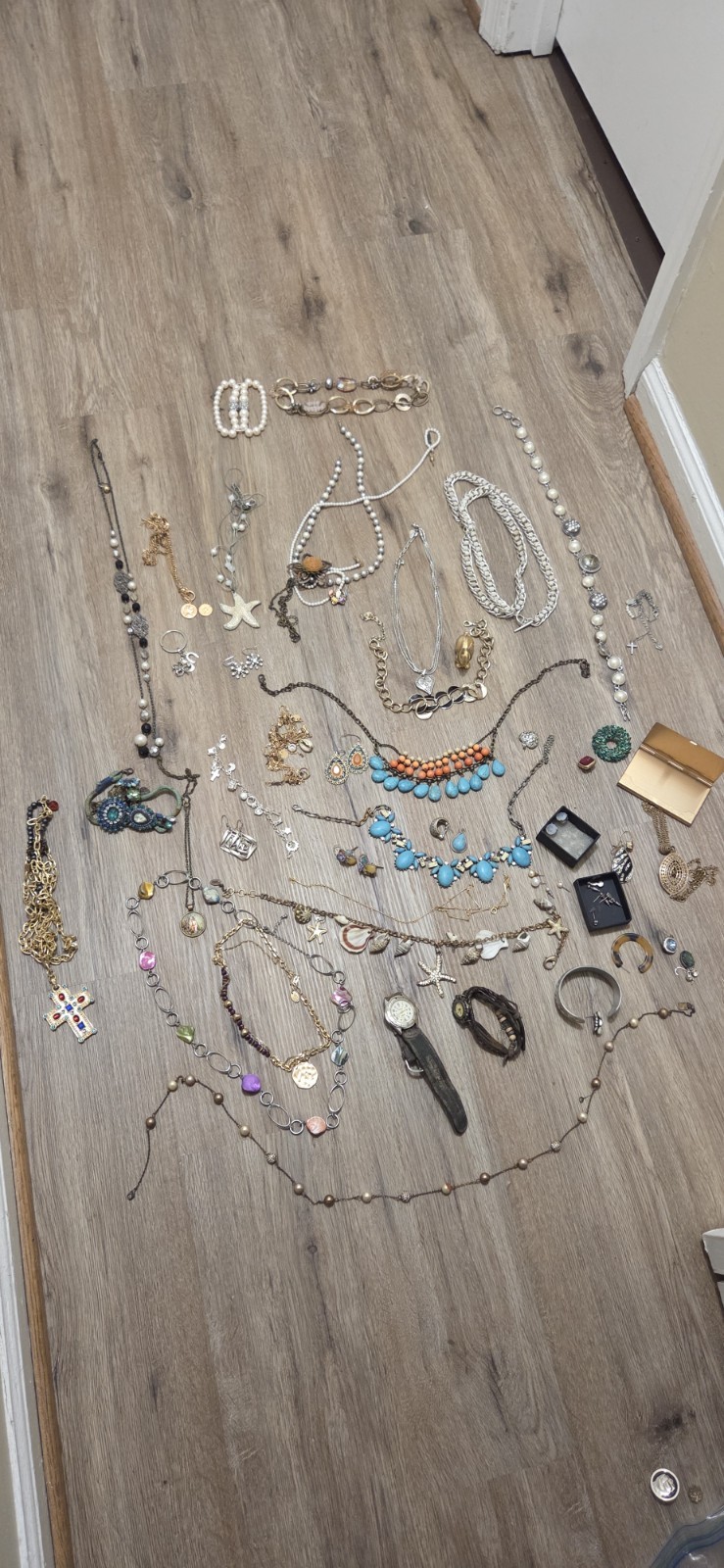 Jewelry Vintage Modern Huge Lot From An Estate Auction, Silver, Real Gems/Stones