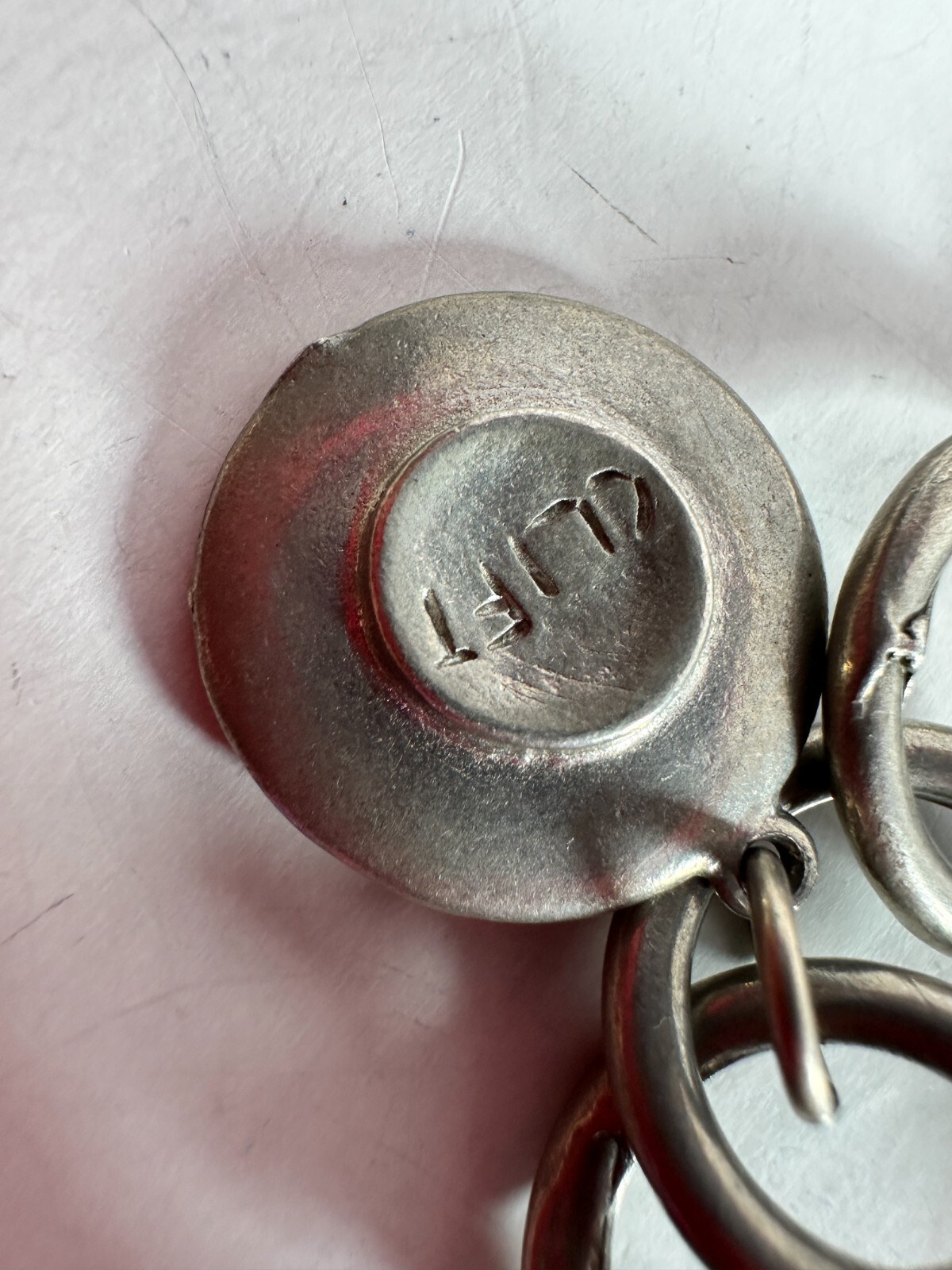 Vintage Bracelet Charm Clift Pewter Teapot Kitchen Tea time Theme Toggle Clasp
