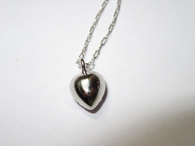 Crystal Blue Heart Vintage Pendant Sterling Silver Wells