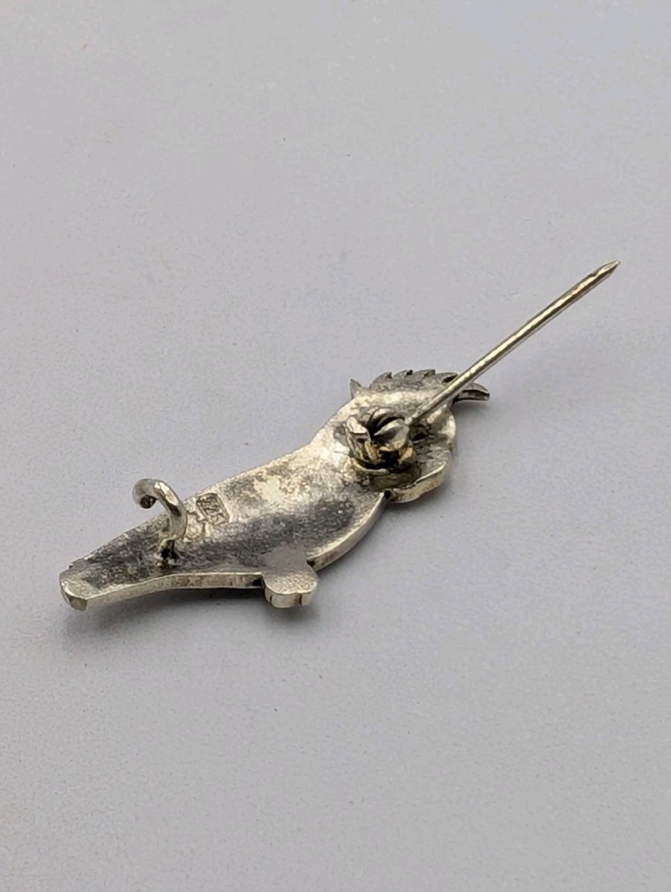 Vtg Australia Sterling Silver Cockatoo Parrot Brooch Pin 925 Map Mark C-Clasp