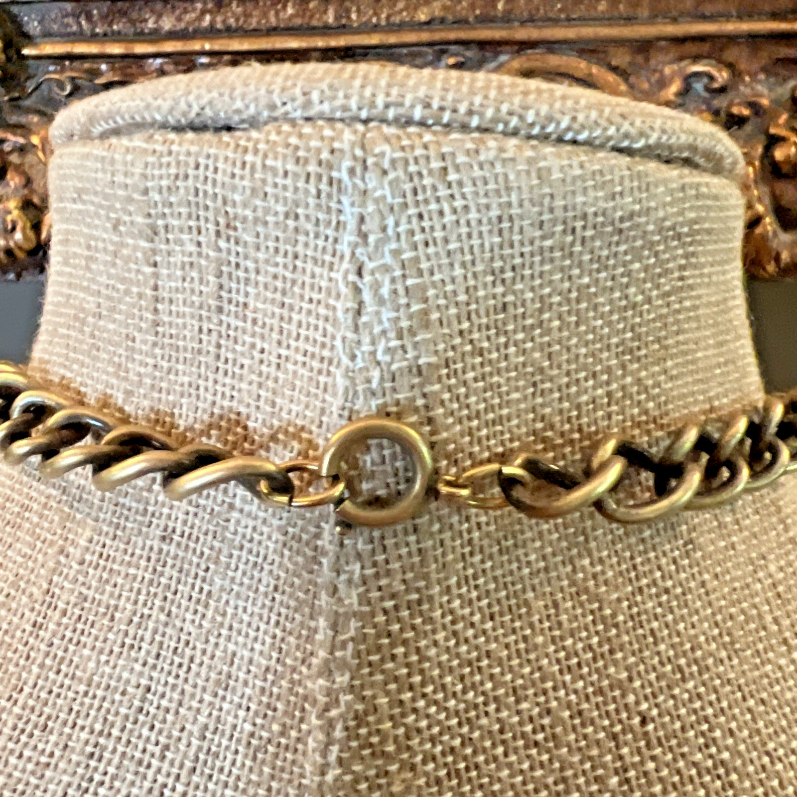 VTG 1960’s SIGNED JOSEFF of HOLLYWOOD MEDALLION NECKLACE / LAOCOON SERPENT