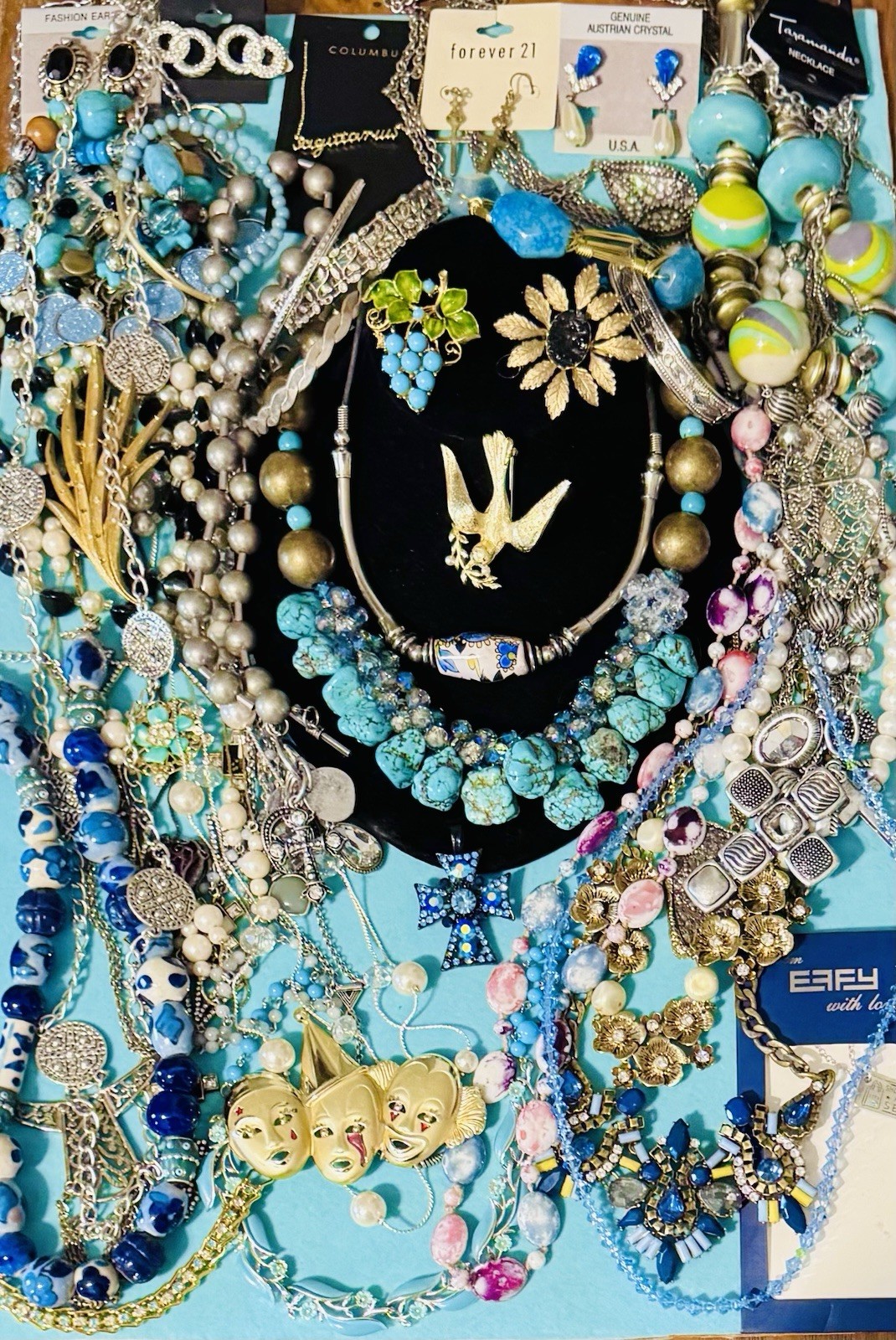 Vintage High End Costume Jewelry Sterling Mamselle CORO Monet Austria EFFY AJMC