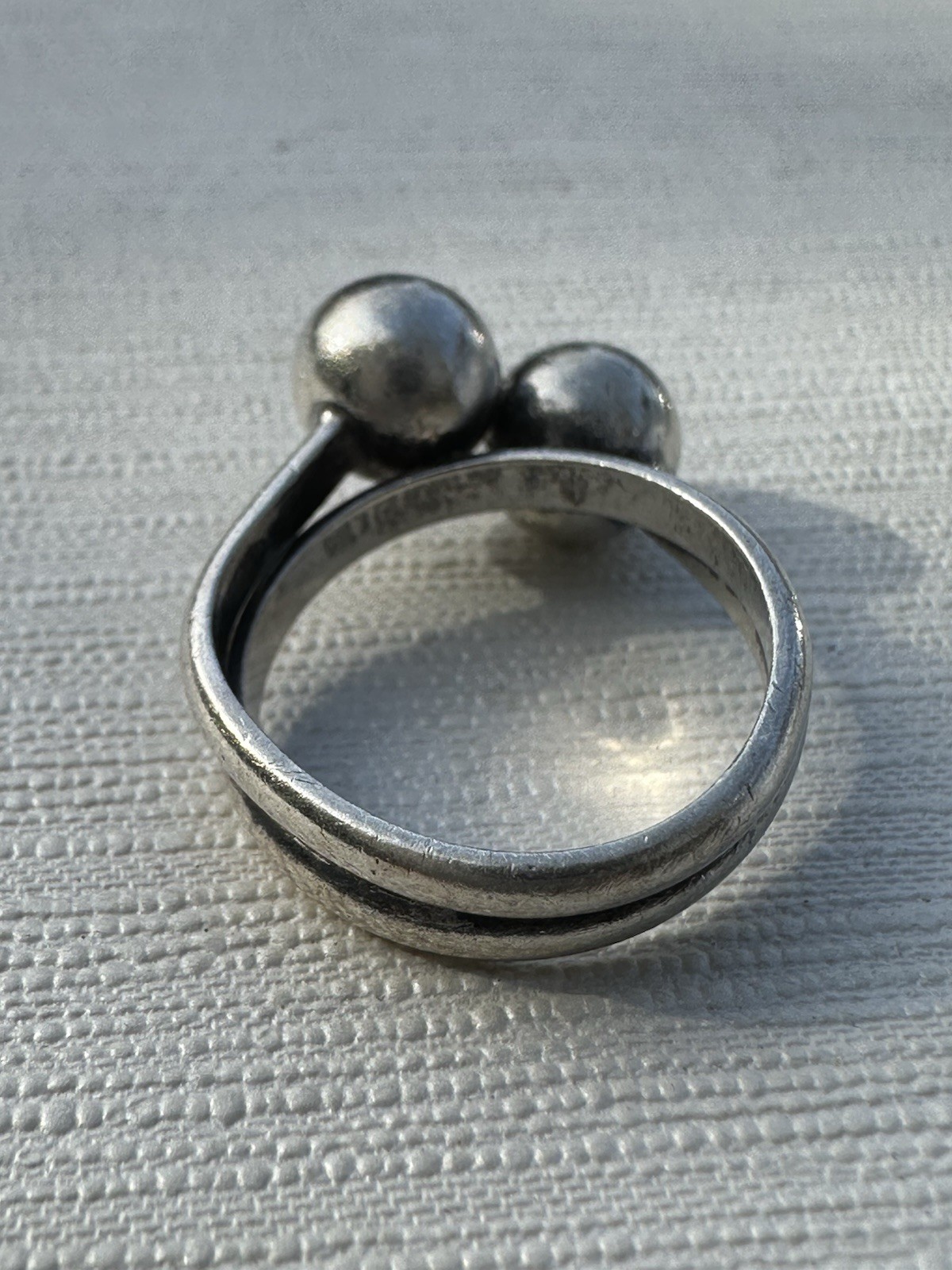 N.E From Vintage Denmark 925S Sterling Silver Ring vintage estate
