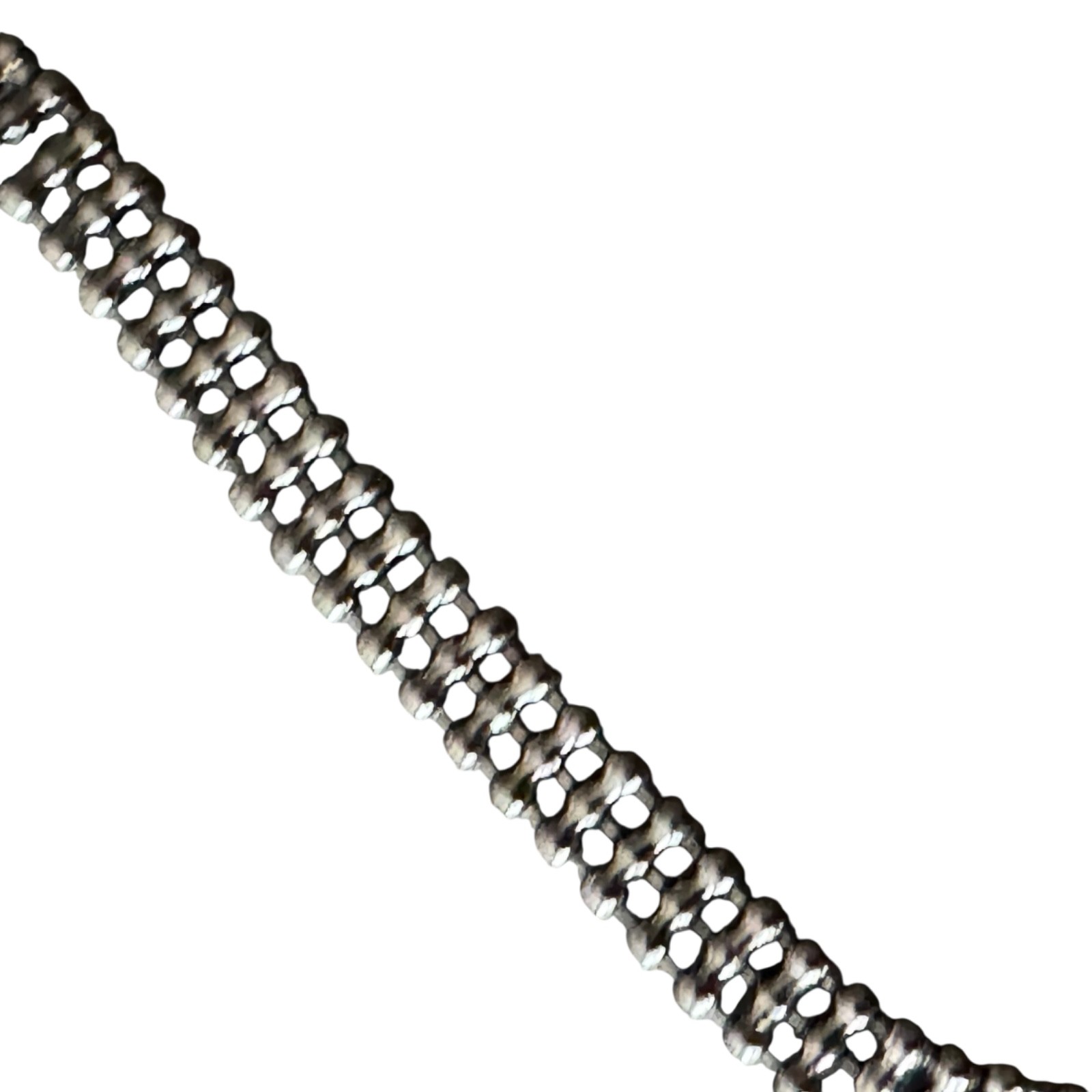 Y2K Lia Sophia Blue Rhinestone Lace Bib Choker Necklace Coquette Bead Fringe