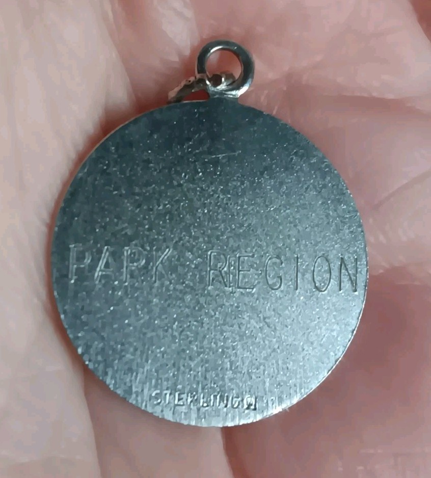 Vtg 1965 Wells Top Hat Logo Sterling Silver Pres. President Charm Park Region