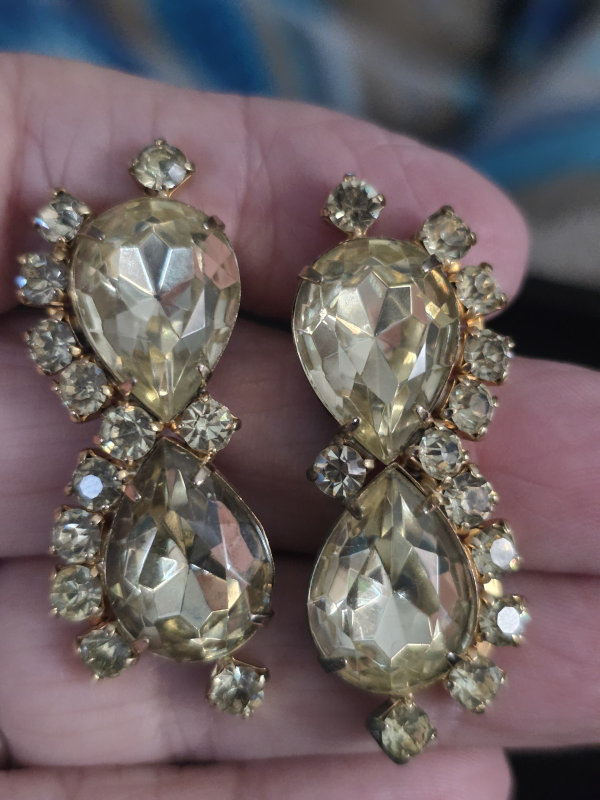 Vintage Clip Screwback Earring Lot Monet Napier Avon
