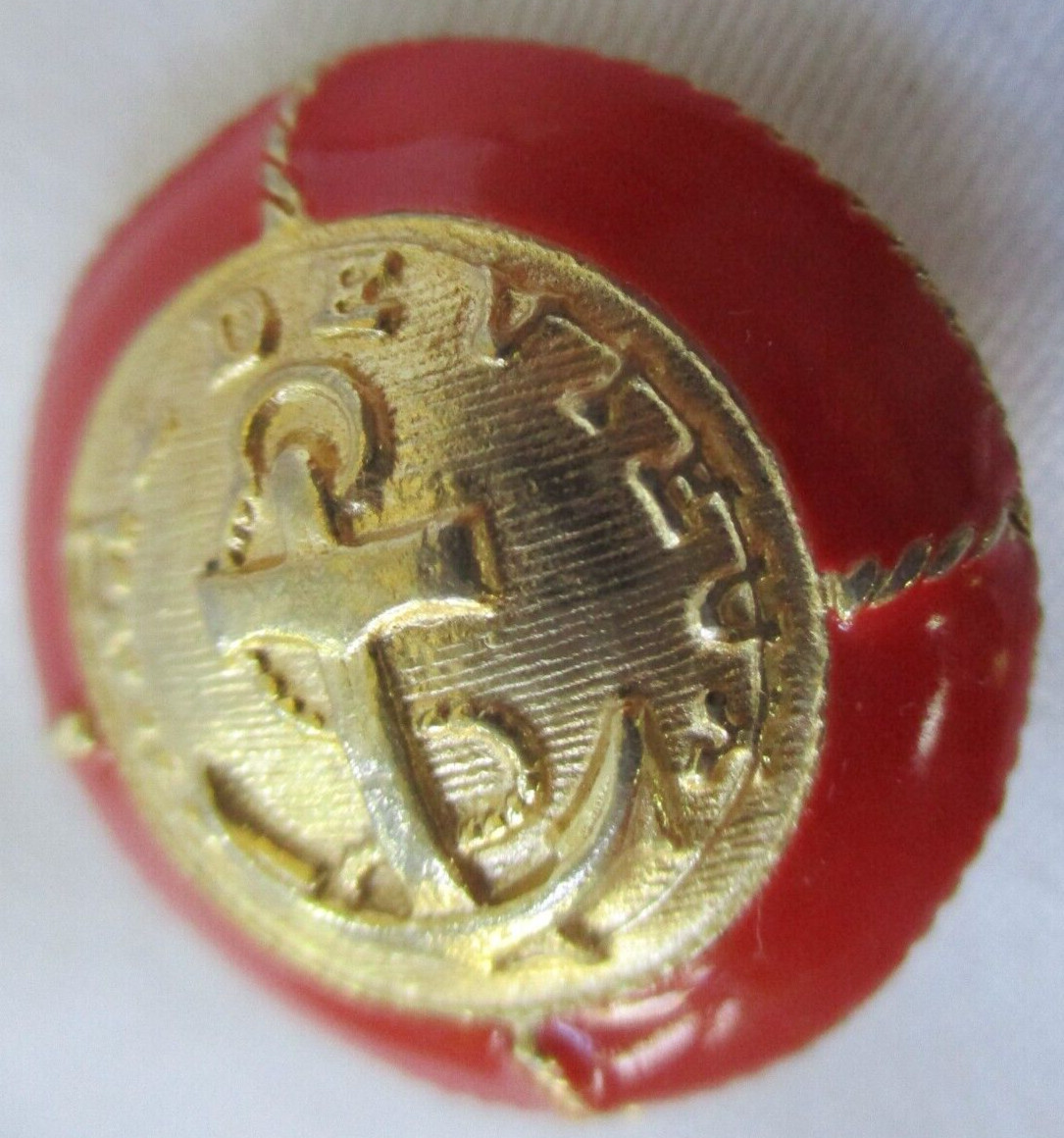 VINTAGE GAY BOYER CANAL DE VIEUX ANCHOR CLIP-ON EARRINGS WITH PADS