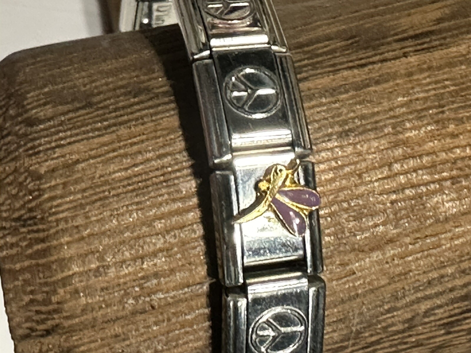 Vintage D’linq Fashion Bracelet – Silver Tone – Stretch Band – Stainless Steel