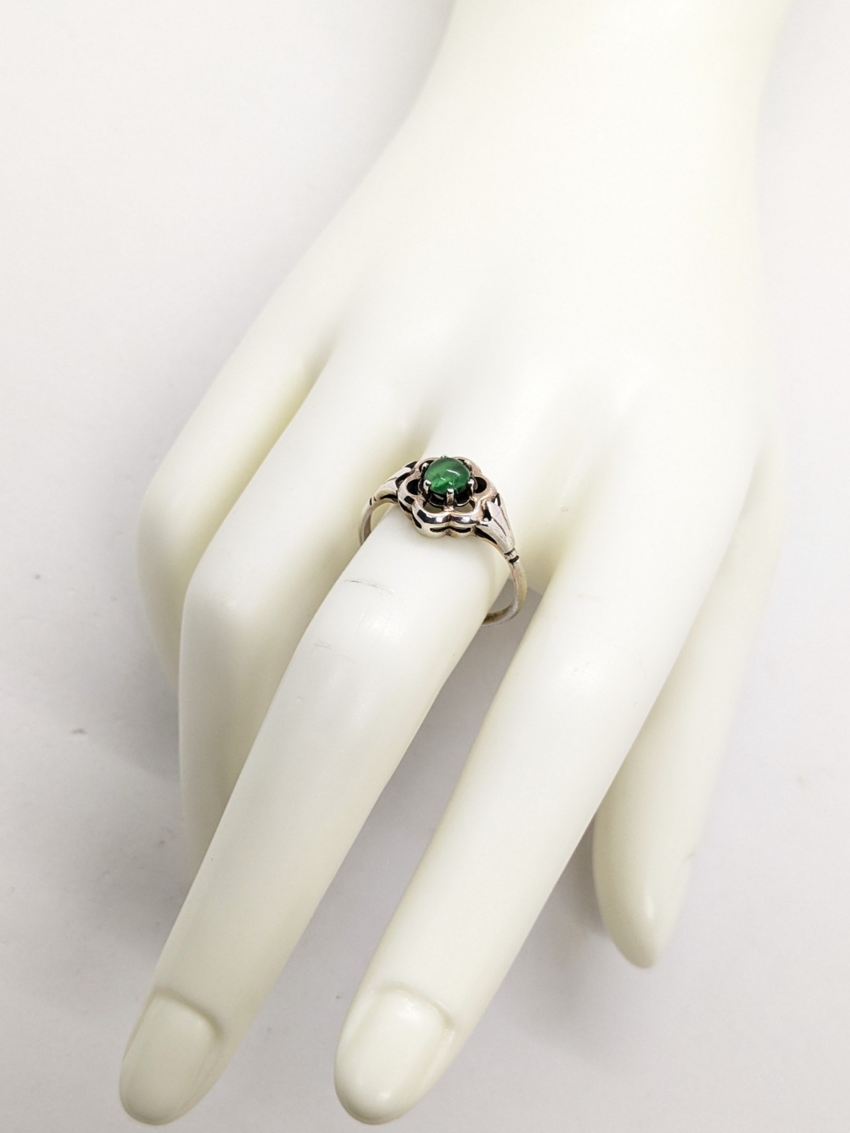 Vintage Elegant Soviet RING Silver⭐875 stamp Star USSR-size: 9.5US (19.5mm) UA#5