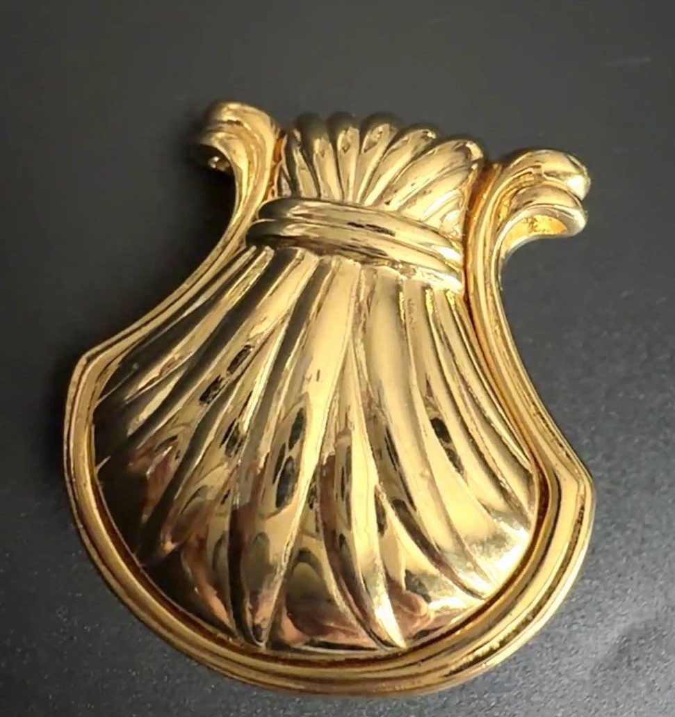 Nolan Miller Portofino Convertible Pearl Slide Pendant Only Signed Gold Pave Vtg