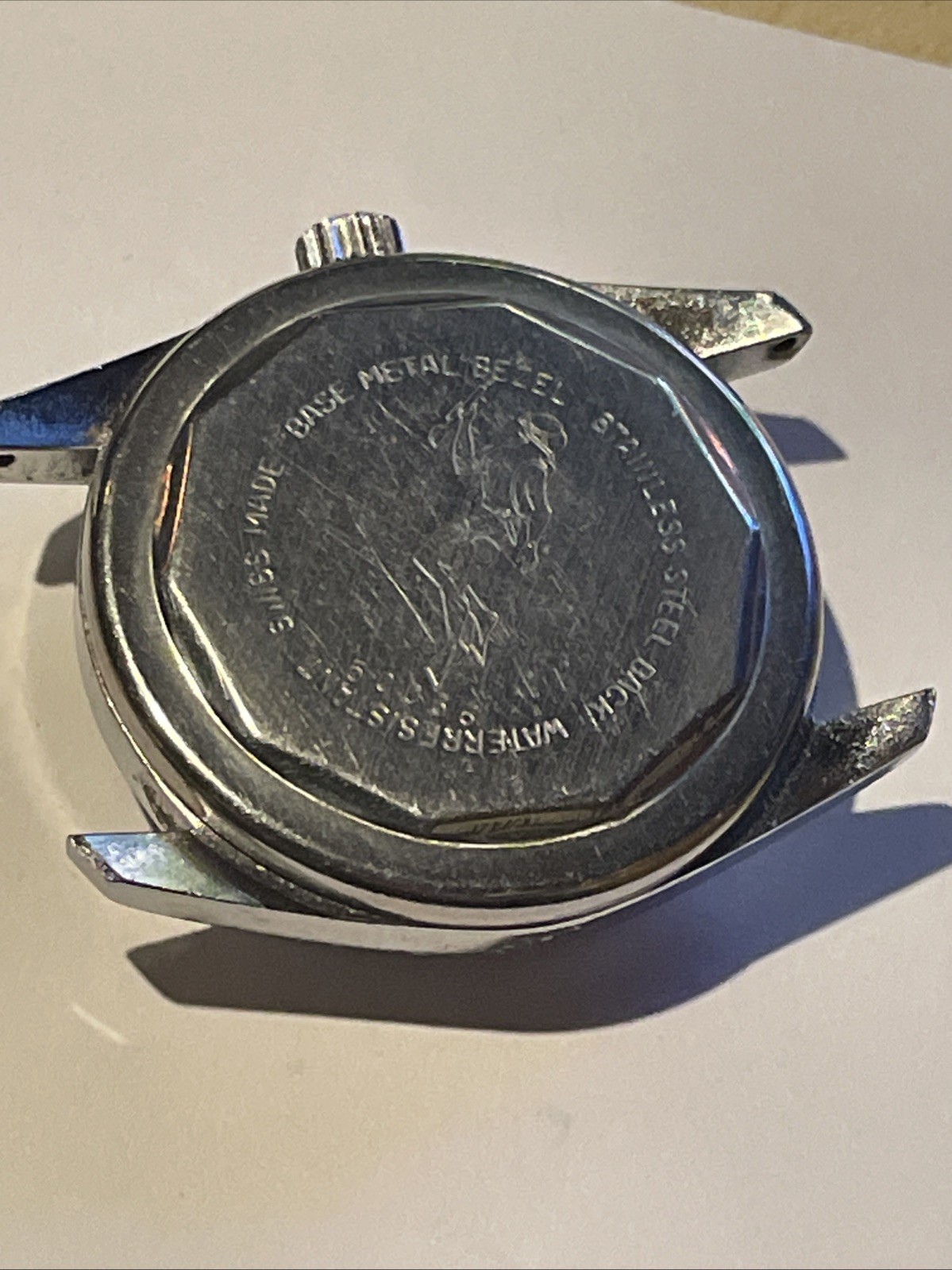 Diver Lucerne 5 ATM Steel Vintage Old Stock Manual Winding 33mm Read Description